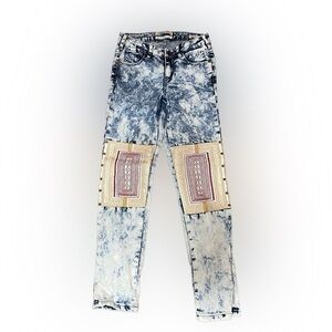 Scotch r’belle/scotch & soda blue diamond acid Wash La Parisienne size 8 jeans